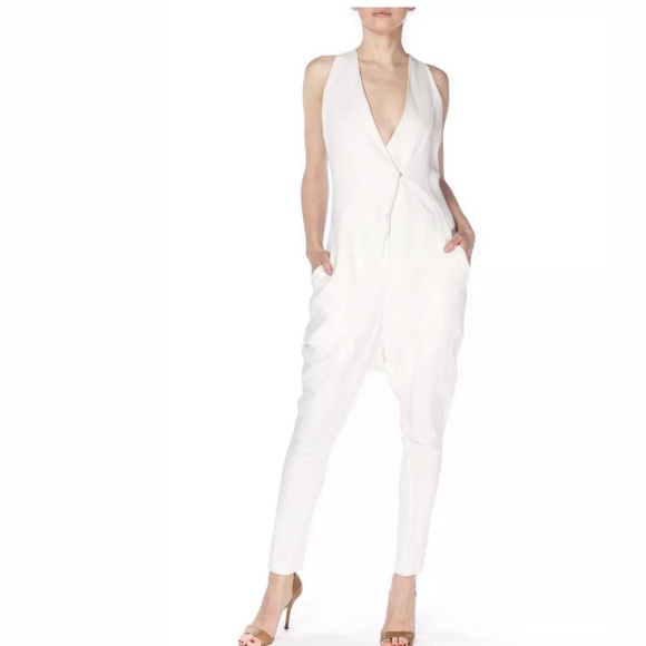 Givenchy Classic BLACK Sleeveless V Neck Jumpsuit - Picture 4 of 12